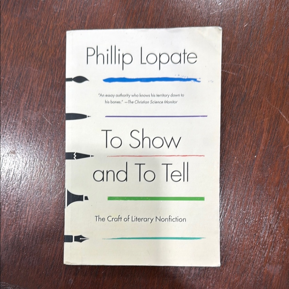 'To Show and To Tell' Book - White Cover